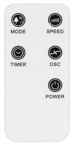 Wentylator kolumnowy TecVance Tower Fan biały