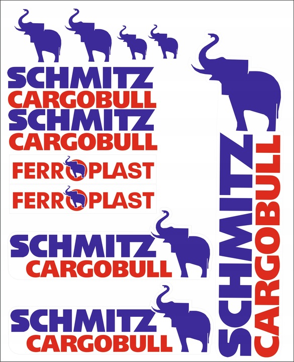 NAKLEJKI NAKLEJKA SCHMITZ CARGOB FERROPLAST FLEXOS