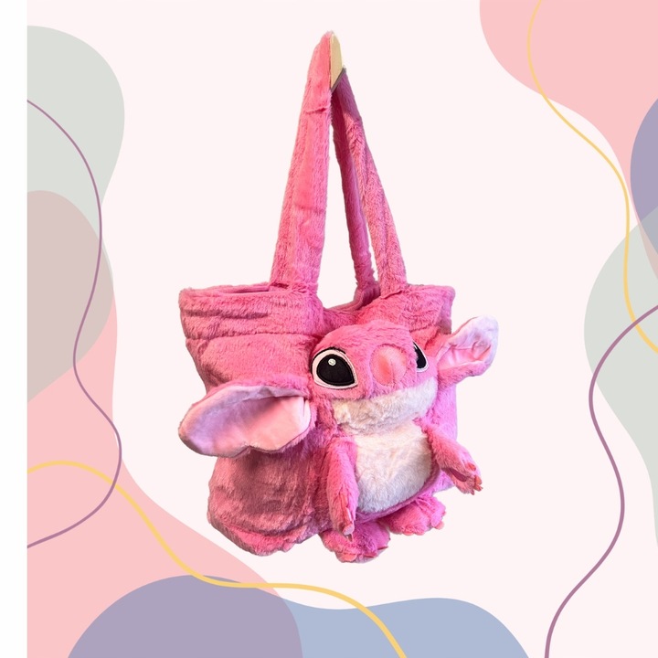 TOREBKA PLUSZAK STICH STITCH MASKOTKA PLUSZOWA TOREBECZKA NA RAMIĘ DZIECI