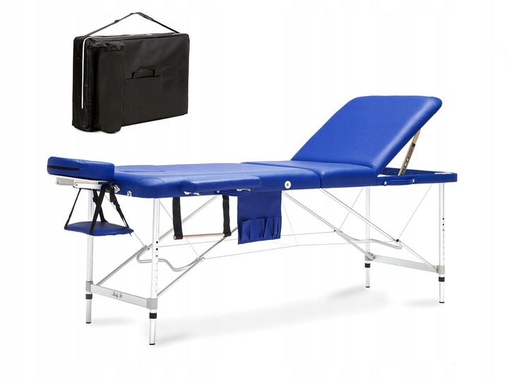 STÓŁ ŁÓŻKO DO MASAŻU 3-SEGMENT ALU LEKKIE BODYFIT