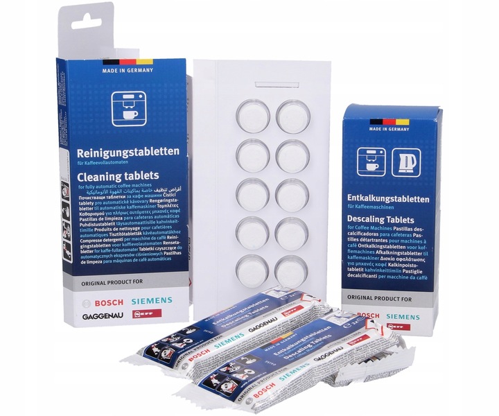 TABLETKI odkamieniające + czyszczące BOSCH SIEMENS