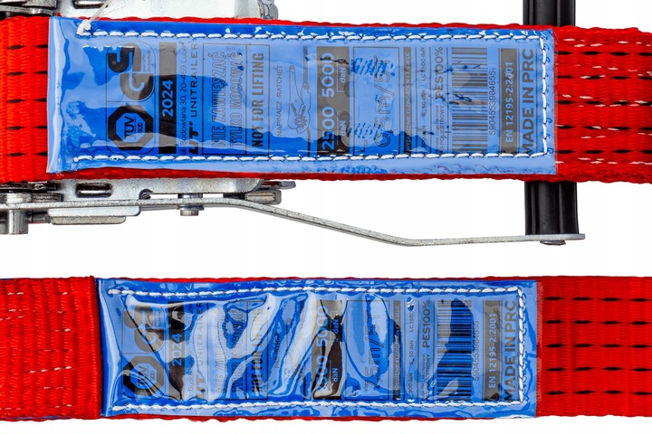 Pas transportowy mocujący z napinaczem UNITRAILER 8m/50mm/5T