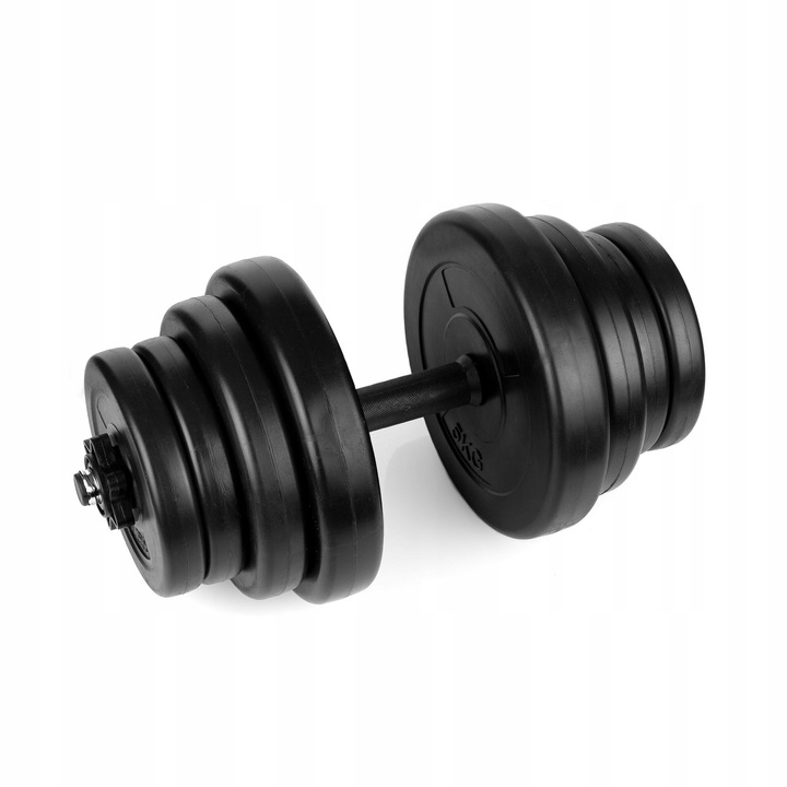 Hantle regulowane hantle bitumiczne 20kg ciężarki do ćwiczeń Spokey BURDEN