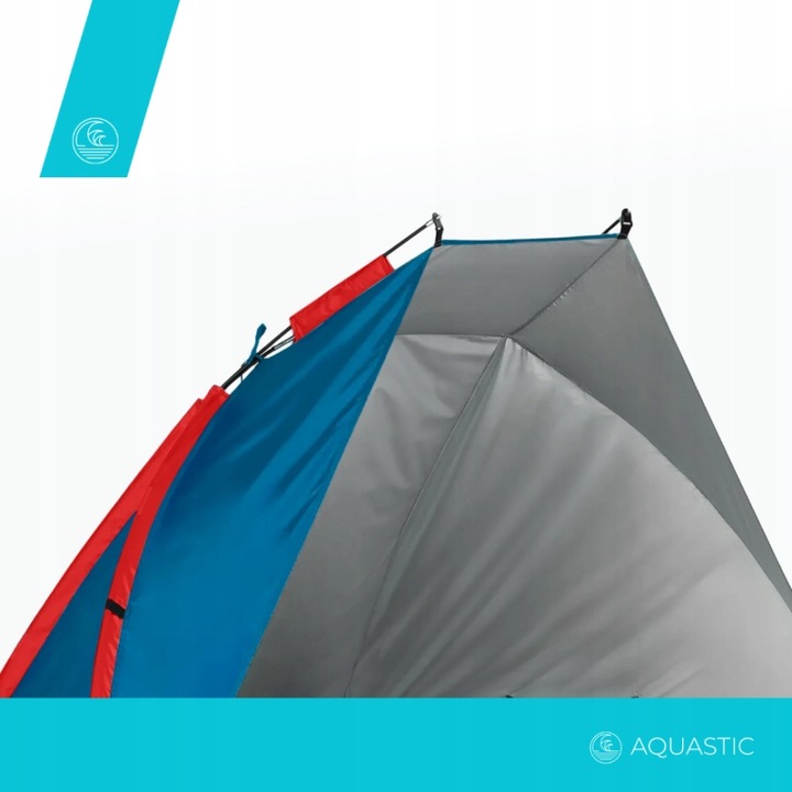 Namiot plażowy AQUASTIC Concielo niebieski OS LEKKOŚĆ WYTRZYMAŁOŚĆ