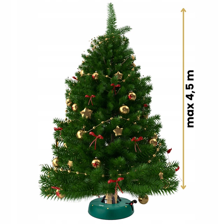 Stojak choinkowy KAMAI SELECT 4.5D Zielony podstawka do żywej choinki 4,5m
