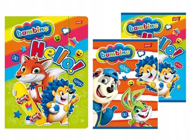 BAMBINO Wyprawka Szkolna zestaw plastyczny 22el