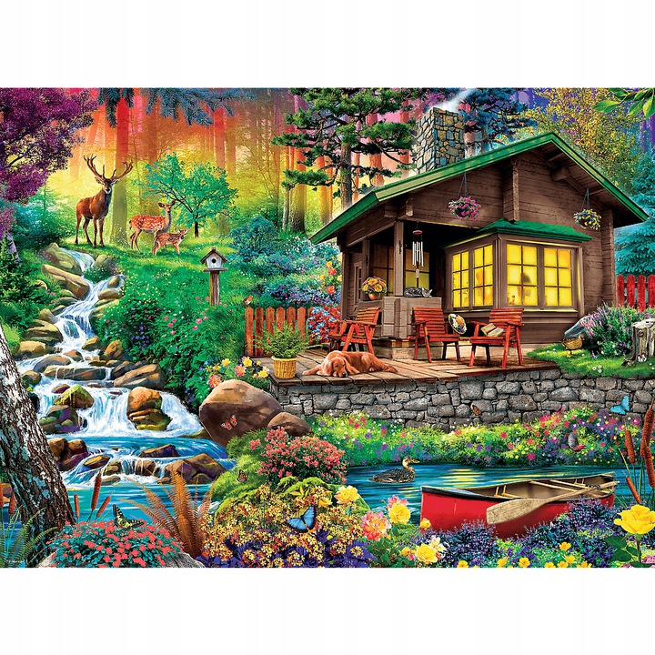 PUZZLE 3000 EL CHATKA W LESIE TREFL