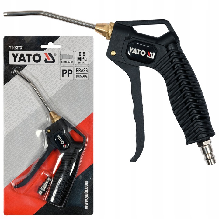 PISTOLET PNEUMATYCZNY YATO DO PRZEDMUCHIWANIA 1/4'' 110mm
