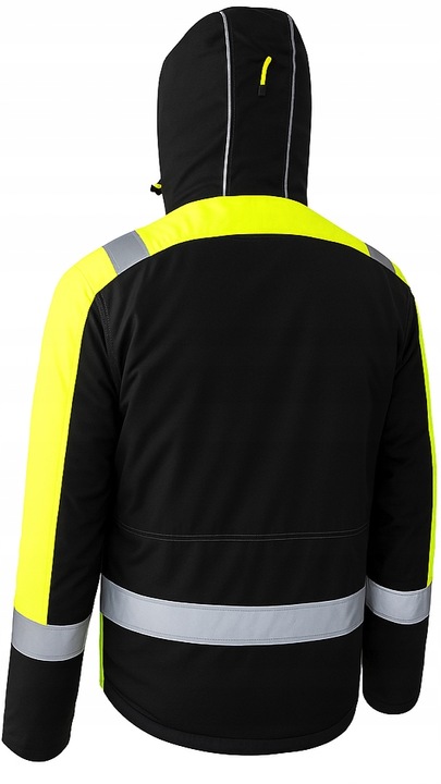 KURTKA ROBOCZA OCHRONNA OCIEPLANA Z KAPTUREM odpinany CLASSWORK ZIMOWA