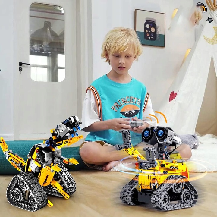 4W1 PROGRAMOWALNY ROBOT ZABAWKA ZESTAW KONSTRUKCYJNY APP I PILOT KONTROLA