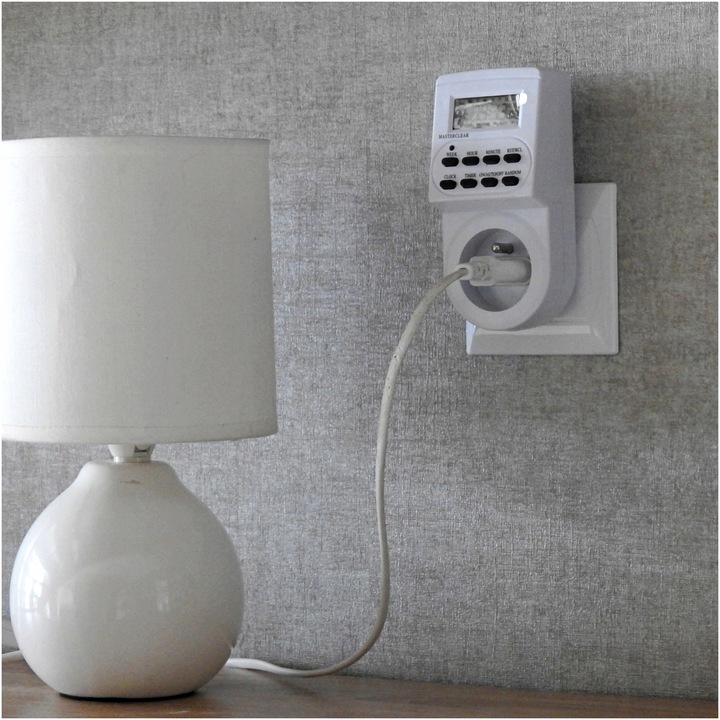 Programator Czasowy Elektroniczny Wyświetlacz 230V/16A Certyfikat CE