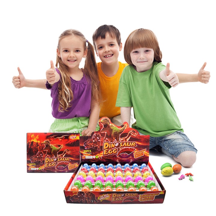 48x MAGICZNE JAJKO WYKLUWAJĄCY SIĘ DINOZAUR NIESPODZIANKA ROSNĄCY W WODZIE