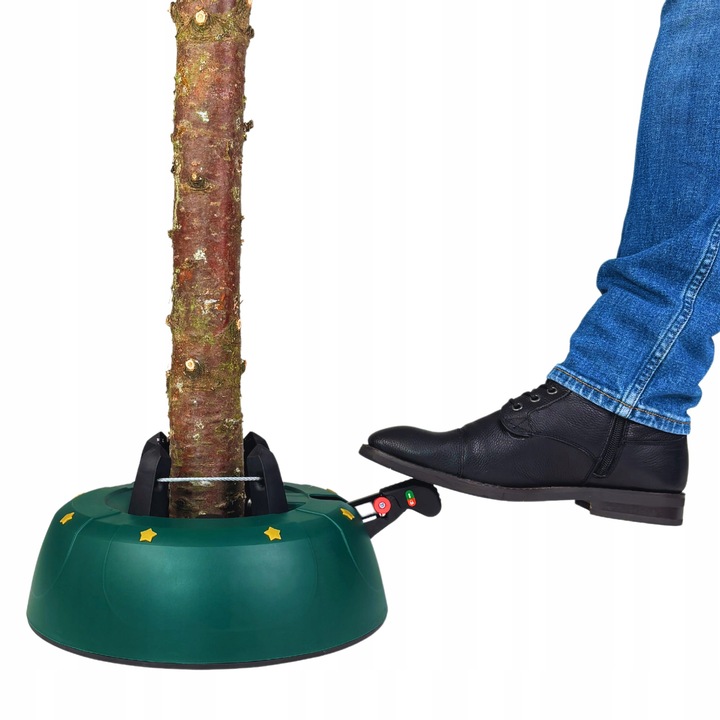 Stojak pod choinkę STABILNY PODSTAWA POD DRZEWKO ZIELONA DO 2 METRÓW