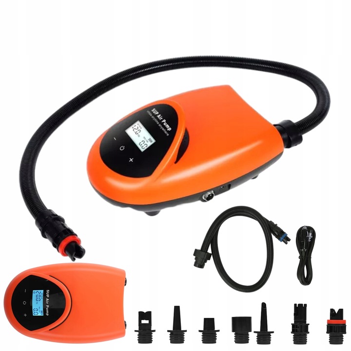 POMPA ELEKTRYCZNA 12V 0-20 PSI NADAJE SIĘ DO DESKI KAJAKOWEJ SUP