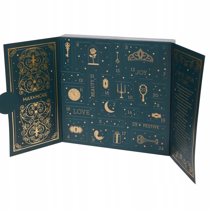 Kalendarz Adwentowy MAX & MORE 24 LUKSUSOWE kosmetyki do twarzy i ciała LOV