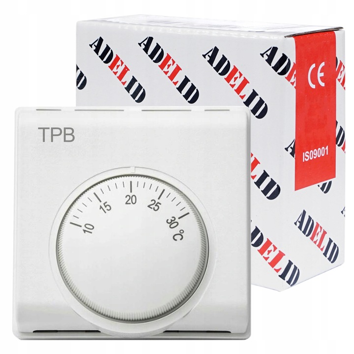 TERMOSTAT POKOJOWY REGULATOR TEMPERATURY BIMETAL