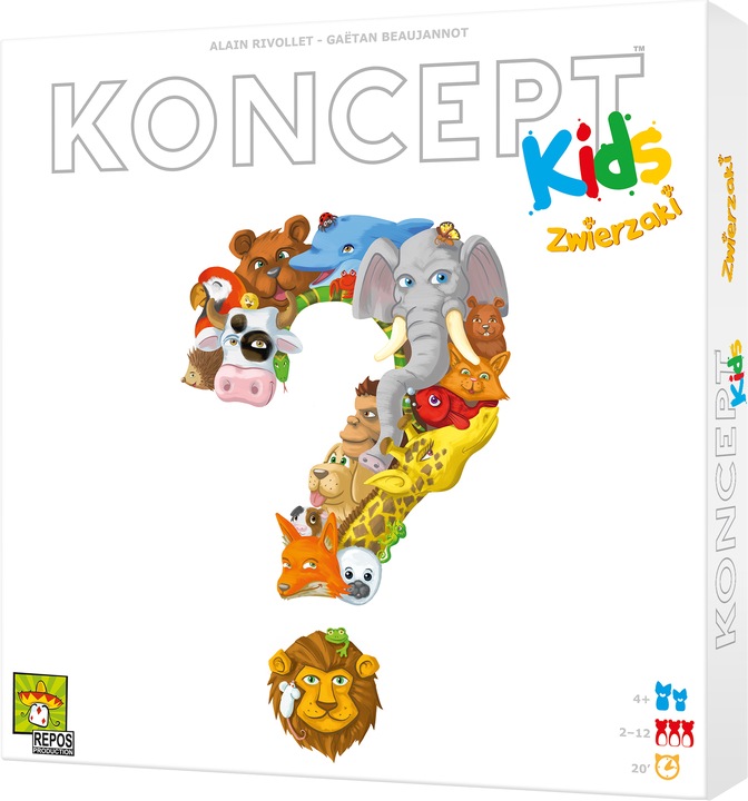 Gra planszowa Rebel Koncept Kids: Zwierzaki