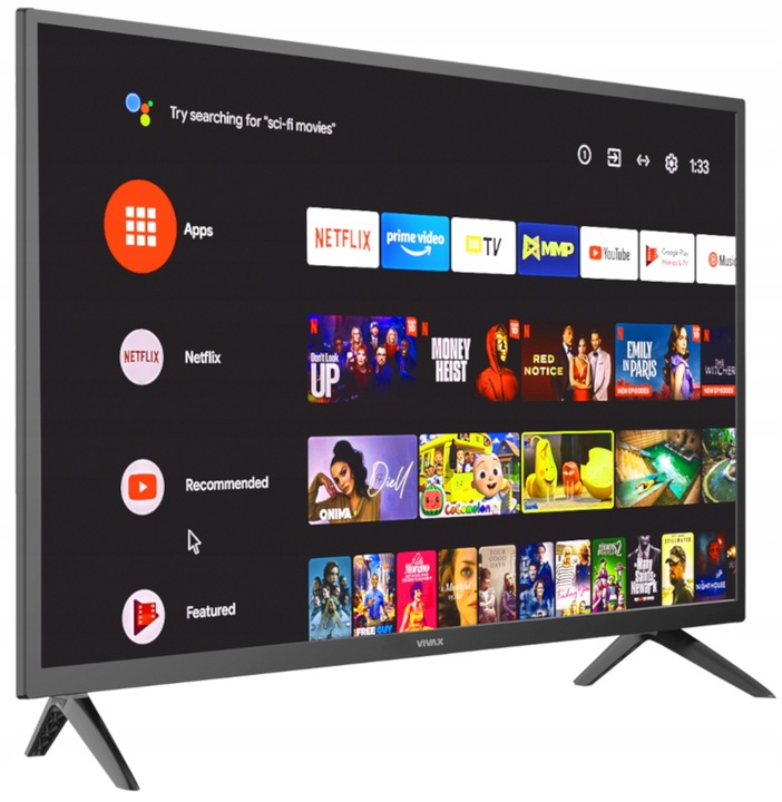 TELEWIZOR SMART TV LED 32" VIVAX 32LE20K T2/S2 PVR Android 11
