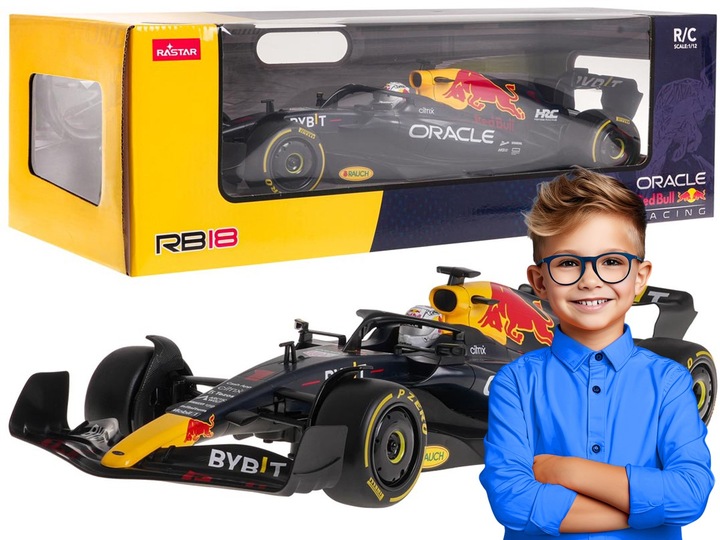 szybkie i zwinne autko na pilota ORACLE Red Bull Racing RT18 1:12 RASTAR