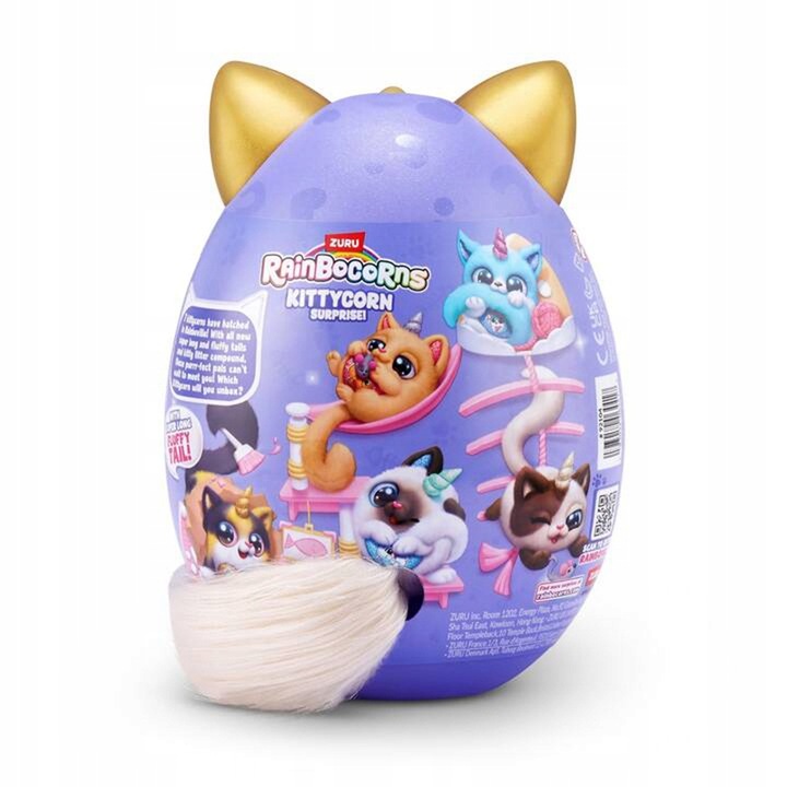 ZURU RAINBOCORNS KITTYCORN SURPRISE JAJKO NIESPODZIANKA KOTEK MASKOTKA