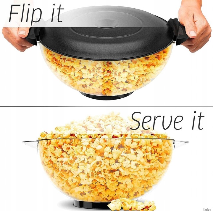 MASZYNA DO ROBIENIA POPCORNU DOMOWA AUTOMATYCZNA URZĄDZENIE MASZYNKA SZYBKA