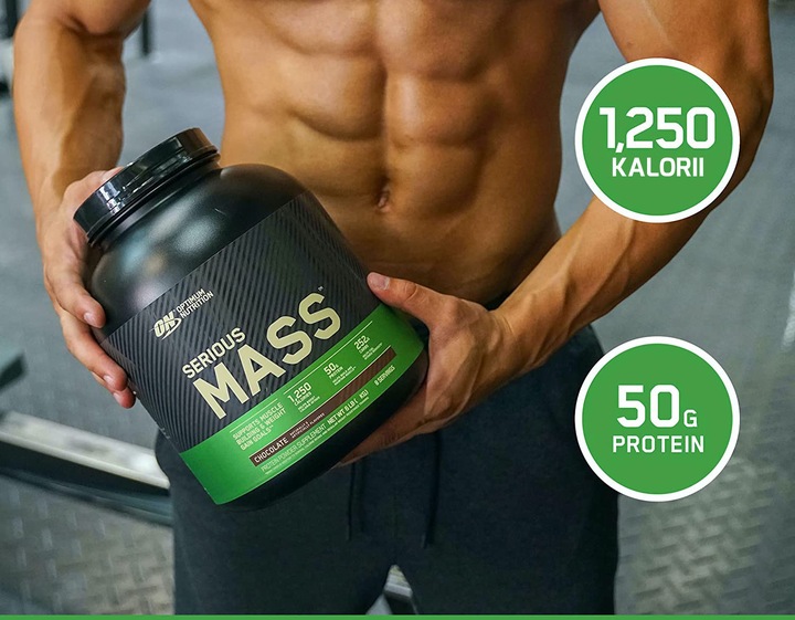 GAINER SERIOUS MASS OPTIMUM NUTRITION 2730g | Ciasteczkowy Ciastko z kremem