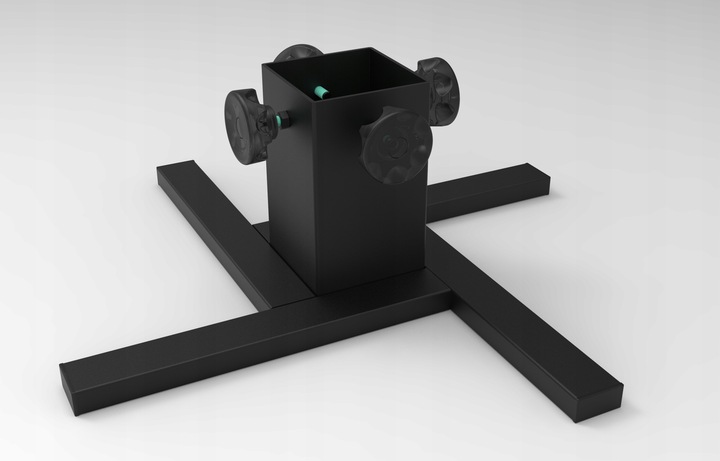 Stojak choinkowy stalowy czarny "4-nożny" LOFT