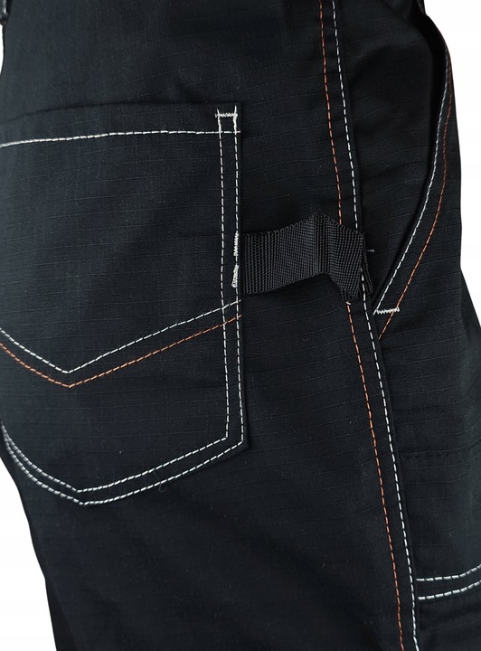 Spodnie ROBOCZE męskie BHP MOCNE ochronne WZMACNIANE RIP-STOP na rozdarcia