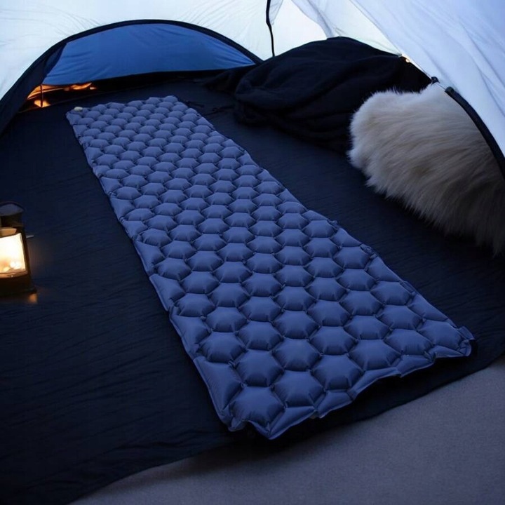 Mata Turystyczna Materac Łóżko Turystyczne Dmuchany do Spania190x58x5 cm