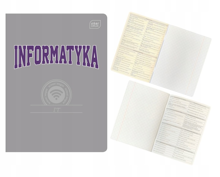 KOMPLET 10 ZESZYTÓW ZE ŚCIĄGĄ A5/60K ŚCIĄGA KOLOROWA 60 KARTEK KLASA 7-8