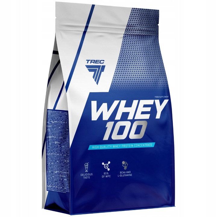 PYSZNE BIAŁKO WPC Trec Whey 100 700g PROTEINY NA MASĘ MIĘŚNIE DO TRENINGU