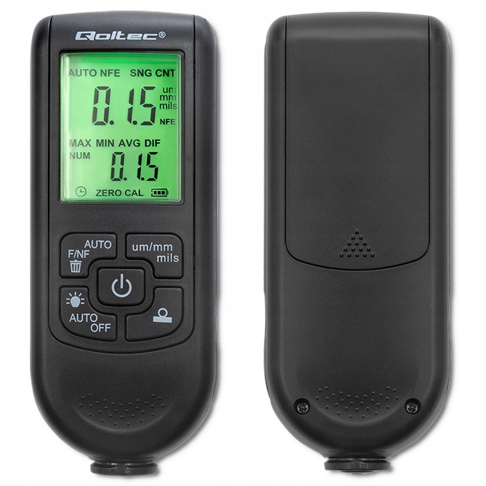 Dokładny Miernik grubości lakieru Tester Sonda z wyświetlaczem LCD 0~2000um