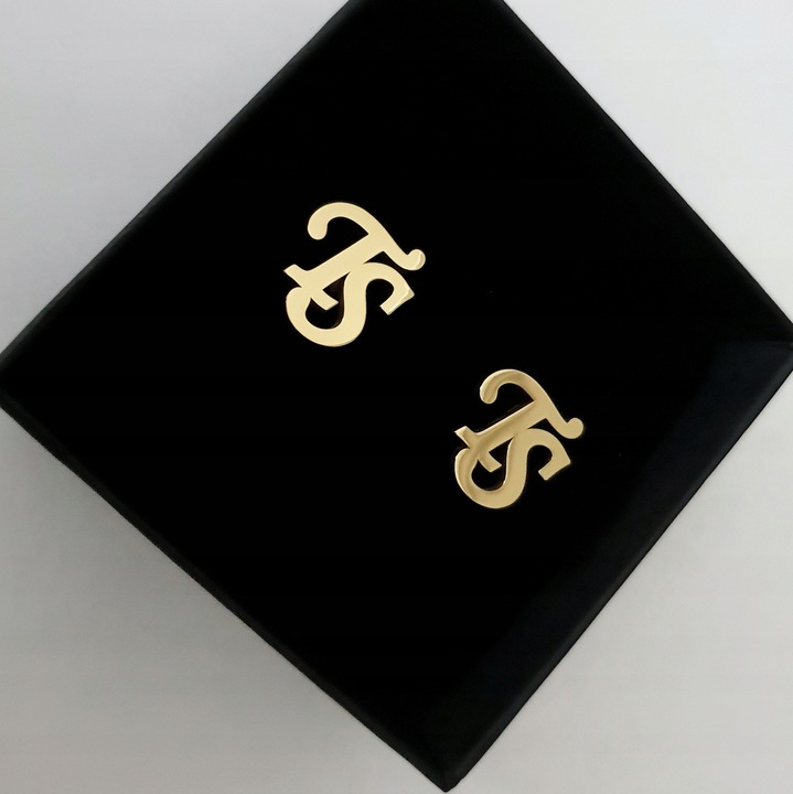 spinki do mankietów z Twoimi Inicjałami - mosiądz