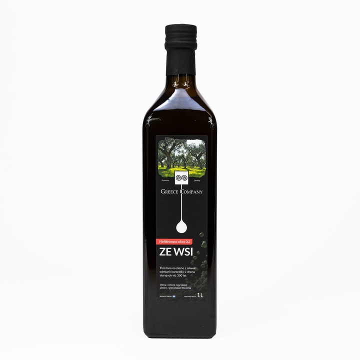 Oliwa z oliwek ZE WSI niefiltrowana Extra Virgin wytrawna 0.2 1 L