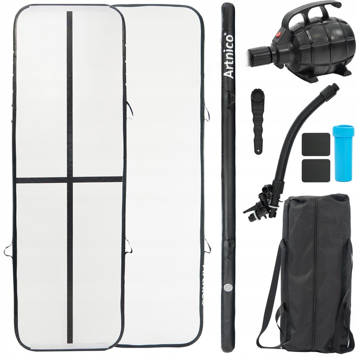 MATA GIMNASTYCZNA DMUCHANA ŚCIEŻKA AKROBATYCZNA 4m MATERAC ĆWICZEŃ AIRTRACK