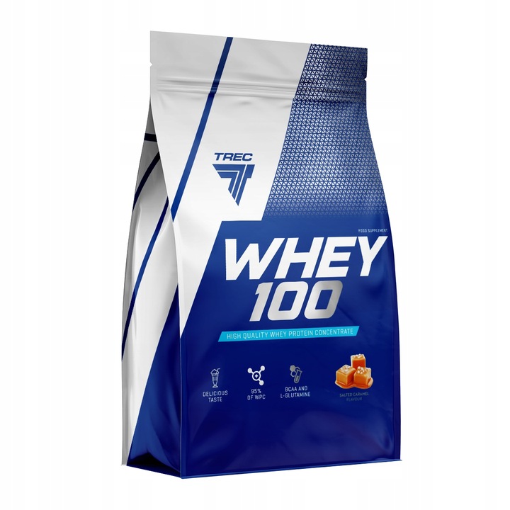 PYSZNE BIAŁKO WPC Trec Whey 100 700g PROTEINY NA MASĘ MIĘŚNIE DO TRENINGU