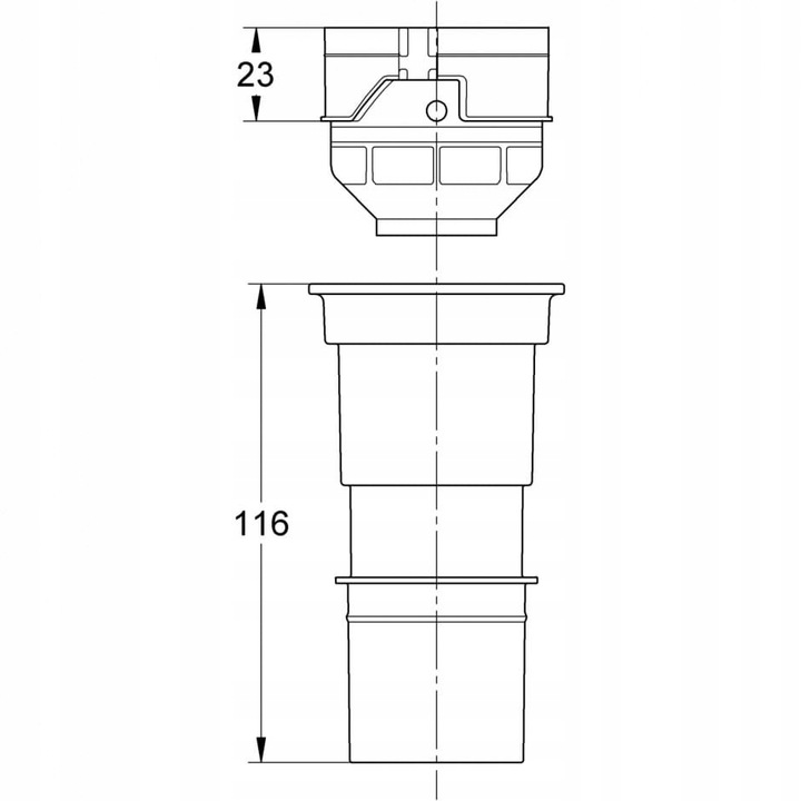 Adapter do spłuczki podtynkowej Grohe 42333000