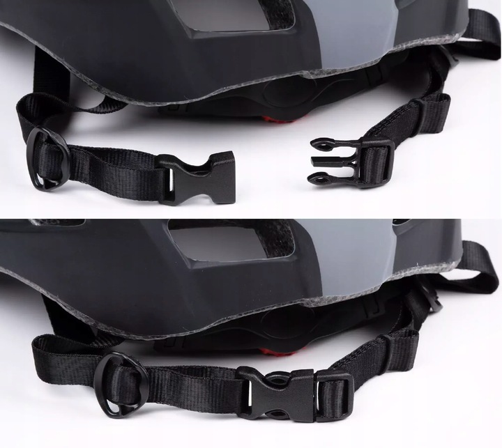 Kask rowerowy LED regulowany męski damski na rower rolki DUNLOP L