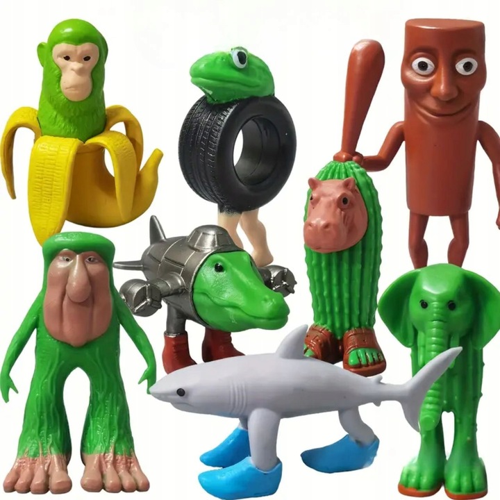 ZESTAW 8 SZTUK TUNG TUNG TUNG SAHUR TRALALERO TRALALA BOMBARDIRO CROCODILO