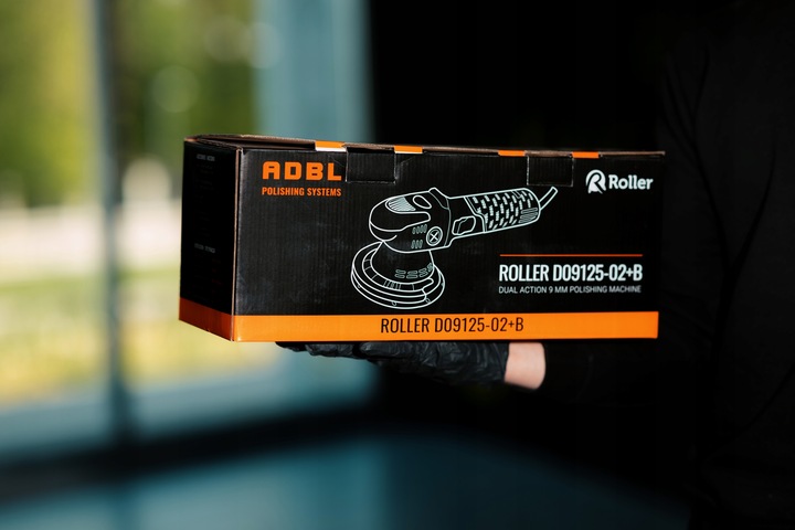 ADBL ROLLER D09125-02+B POLERKA + TORBA MASZYNA POLERSKA DUAL-ACTION DA 9MM