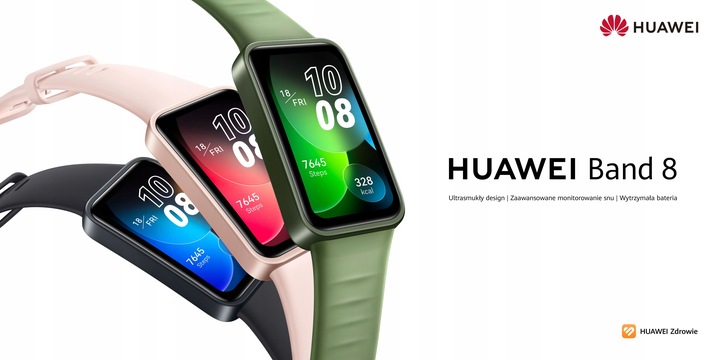 Smartwatch Huawei Band 8 różowy