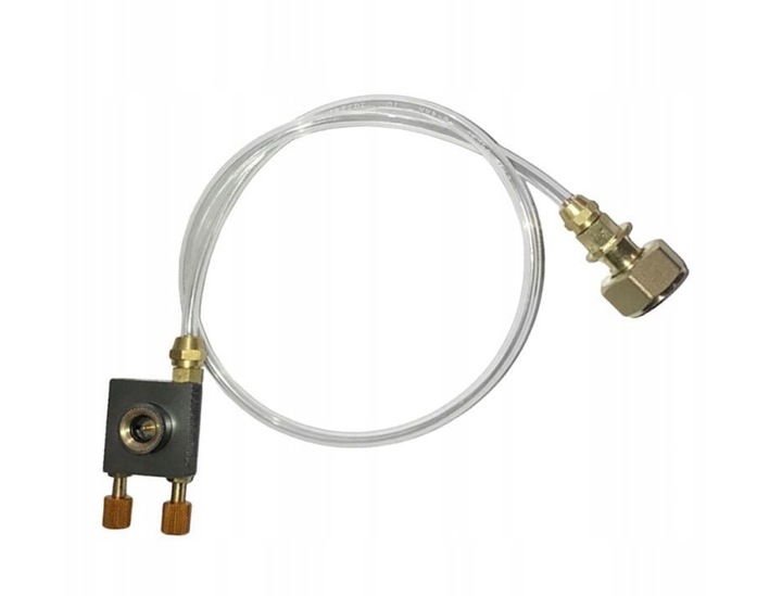 ADAPTER DO NAPEŁNIANIA BUTLI GAZOWEJ KARTUSZY WĄŻ 70CM