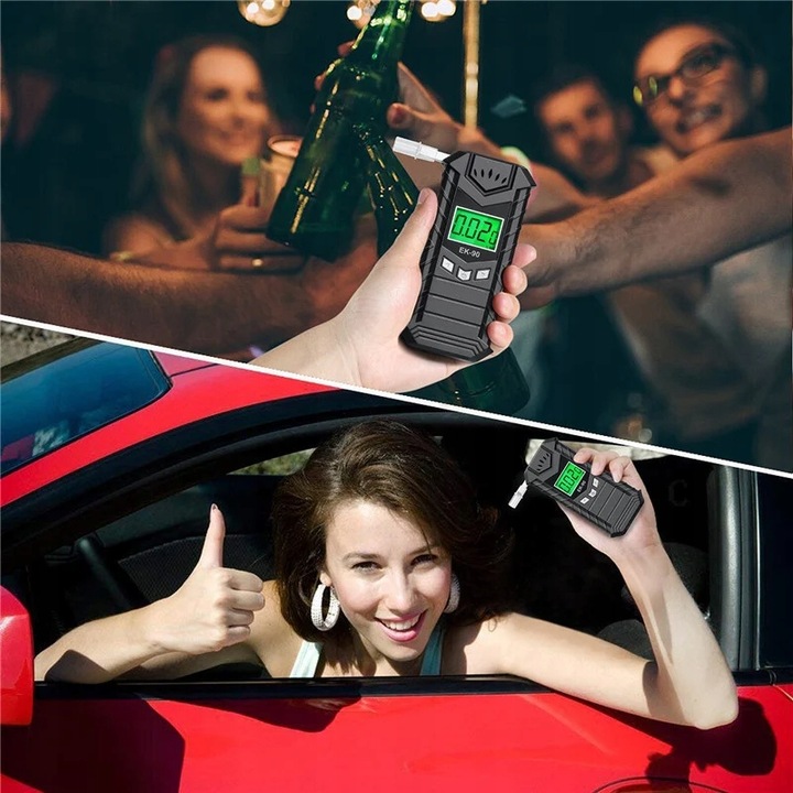 Alkomat elektrochemiczny EK-90 o wysokiej precyzji z ustnikami