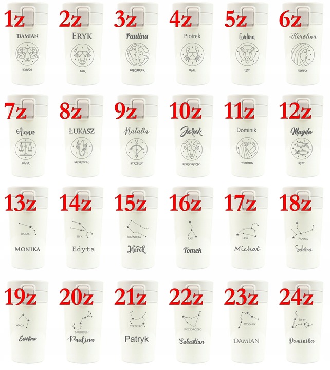 Kubek termiczny 300 ml prezent dla przyjaciółki TERMOS bidon +TWÓJ GRAWER