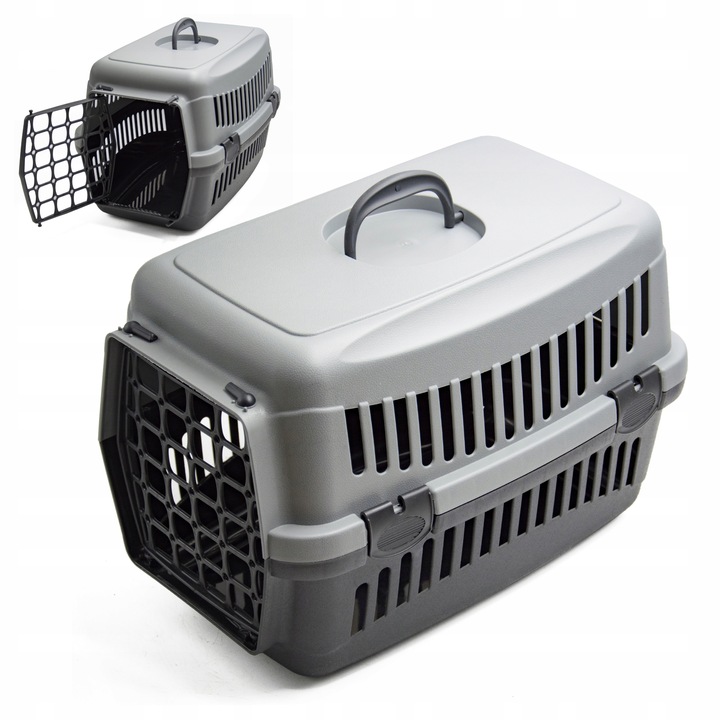 TRANSPORTER DUŻY SOLIDNY KOJEC KLATKA BOX DLA PSA KOTA KRÓLIKA