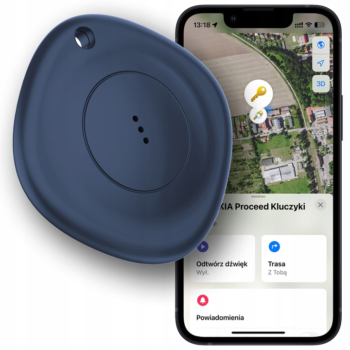 MyTag AirTag Lokalizator Przedmiotów Apple Find My Bluetooth Granatowy