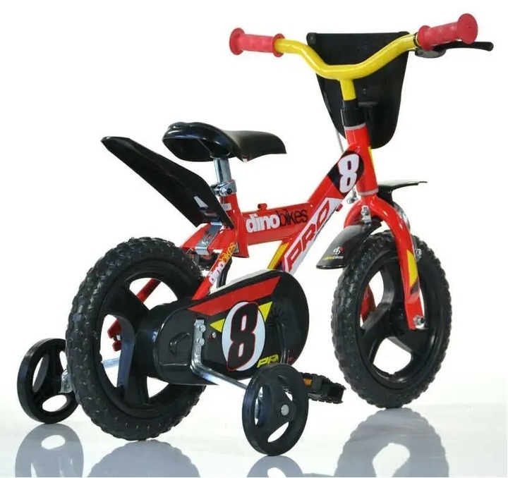 Rower dziecięcy Dino 123GLN czerwony 12"