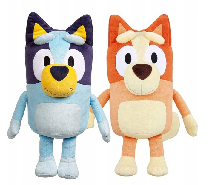 PLUSZOWA MASKOTKA NA PREZENT DLA DZIECKA 2 SZT. MASKOTKA 28CM BLUEY I BINGO