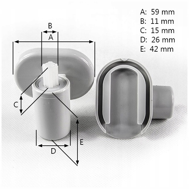 Zawiasy do deski wolny opad Cersanit DELFI EKO MERIDA NEVADA TRENTO