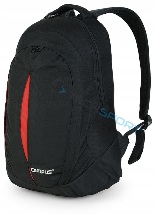 LEKKI WYGODNY PLECAK MIEJSKI CAMPUS KOOL | POJEMNOŚĆ 20L | CZARNY